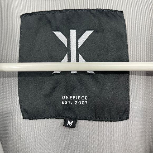 OnePiece Norwegian Cozy Velvet One Piece Jumpsuit Grey Size Medium UNISEX - Picture 4 of 7